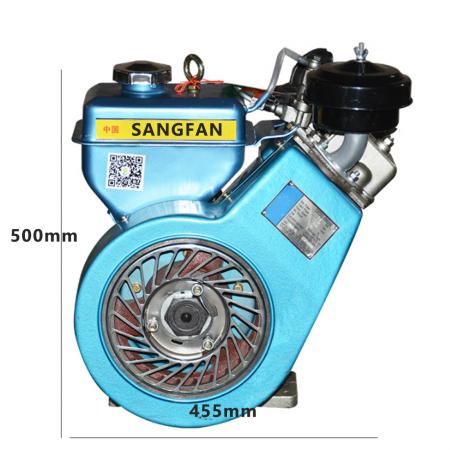 165F 2Hp Air Cooled Diesel Engine 